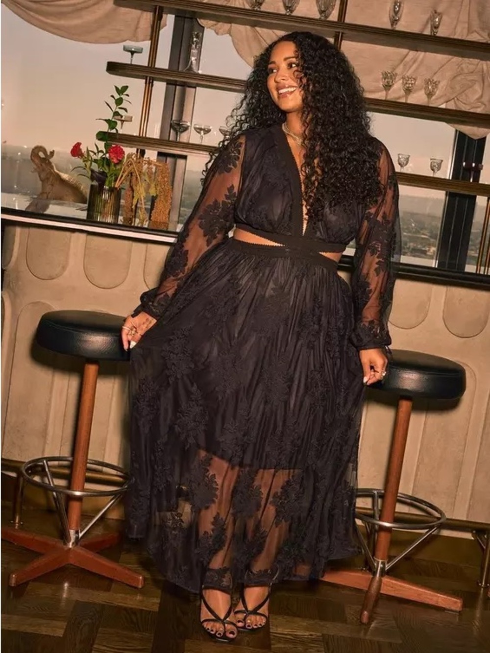 Torrid Festi Embroidered Maxi Dress